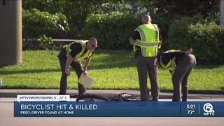 Driver found at home after bicyclist killed [upl. by Jud820]