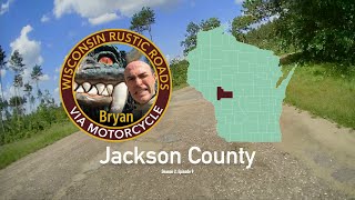 Wisconsin Rustic Roads by Motorcycle  S2E09  Jackson County R54 [upl. by Lani931]