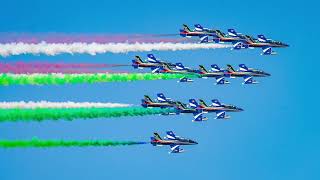 Frecce Tricolori FlyOver Philadelphia Airshow August 12 2024 [upl. by Sezen]