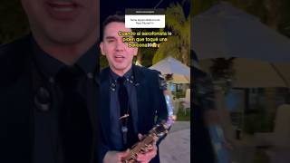 🎷SAXOFONISTA toca cancion de PESO PLUMA ladygaga corridostumbados saxofon doblep sax saxophone [upl. by Lazor262]