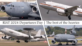 RIAT 2024 Departures Day  The best of the heavies [upl. by Dosi]