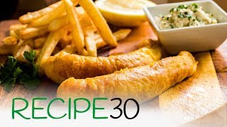 The Best Fish and Chips with crispy batter simple recipe [upl. by Yarak858]