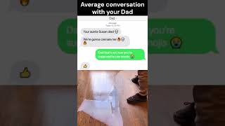 Average Dad Conversation💀😂 shorts short meme funny fun funnyvideo darkhumor memes tiktok [upl. by Ronnholm]