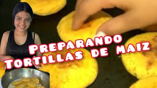 Acompáñame a peparar tortillas de maíz [upl. by Giulia]