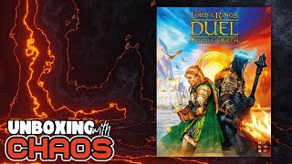 The Lord of the Rings Duel for MiddleEarth Board Game  UNBOXING [upl. by Eisned978]