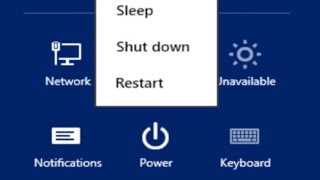 How to Shutdown Windows 8 or Restart [upl. by Presber105]