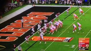 Clemson Vs Alabama 2017 Final Play [upl. by Redfield718]