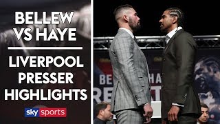 INTENSE Tony Bellew vs David Haye  Liverpool Press Conference Highlights [upl. by Bopp]