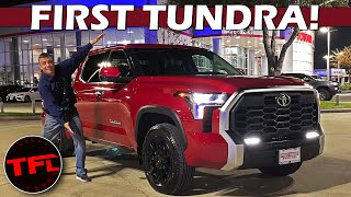 Its OFFICIALLY Here We Just Bought The FIRST 2022 Toyota Tundra In America [upl. by Tezil755]