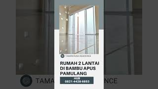 CallWA 082144286853 Perumahan Eksklusif di Pamulang Bambu Apus rumahidamankeluarga properti [upl. by Dael]