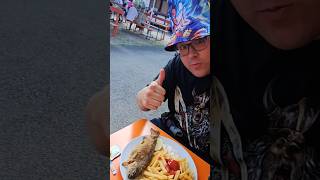 Backfisch ohne Gräten mit Pommes von Biergarten Beim Bauriedel Margetshöchheim testet Justus König [upl. by Ettevol]