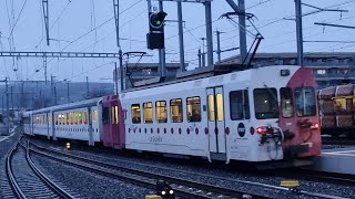 TPF Vevey Pendel abfahrt in Bulle [upl. by Saylor]