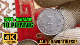 How much is a 1968 German 10 Pfennig Coin Worth [upl. by Kroll]