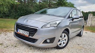 Peugeot 5008 2014 16 eHDI 114KM LIFT Automat Prezentacja Samochodu [upl. by Clerc100]