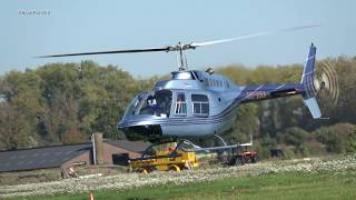 Bell 206L3 Long Ranger III Helicopter Takeoff and Landing [upl. by Henricks515]