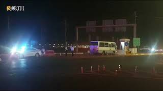 Drone attack near Erbil Airport [upl. by Namia]