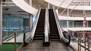 Fujitec GS8000NX Escalators at Mall Balekota Tangerang [upl. by Milissa]