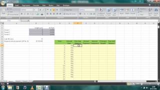 EXCEL Loan amortization schedule changing ANNUAL INTEREST RATES [upl. by Absa]