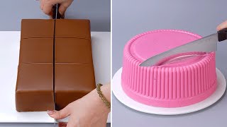 Wonderful Cake Decorating Tutorials  Amazing Chocolate Cake Decorating Idea  Satisfying Cakes [upl. by Iarised]