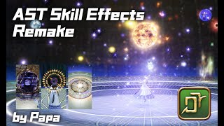 FF14玩家自制技能特效【占星篇】FFXIV AST skill effects Mod preview [upl. by Andie]