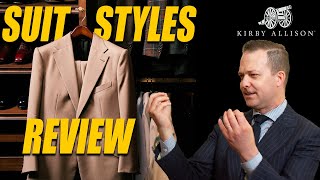 15 Suit styles reviewed by Master bespoke tailor Style Guide  Eric Jensen amp Kirby Allison [upl. by Etti]