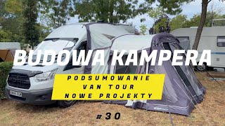 Van tour  budowa kampera  PODSUMOWANIE NOWE PROJEKTY I PLANY [upl. by Tarrel]