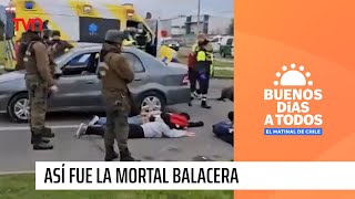 Impactantes registros Así fue la mortal balacera en San Bernardo  Buenos días a todos [upl. by Irollam]