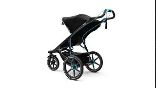 Stroller  Thule Urban Glide 2  Hand Brake [upl. by Helsell206]