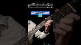 Roundabout  Yes  TABS Tutorial  Dr Guitar [upl. by Oek]