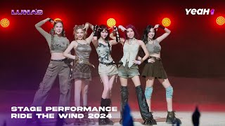 LUNAS X RIDE THE WIND 2024  Stage Performance  MOONLIGHT [upl. by Uela141]