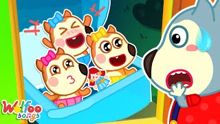 Adopted Triplet Babies  Baby Care Songs  Kids Songs amp Nursery Rhymes WolfooFamilySongs [upl. by Mcdowell855]