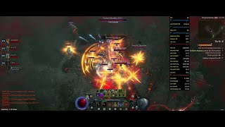 Diablo IV Season 6  Spiritborn Quill Volley T66 Coop Pit Glyph Lvling  5800X3D  RX 7900 XTX [upl. by Aihsi]