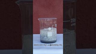 Sodium hydroxide and aluminum science exothermicreaction experiment scienceexperiment [upl. by Adlesirc]