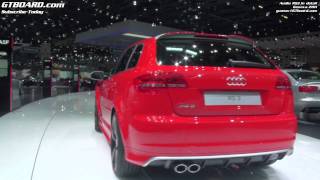 Audi RS3 RS5 and TTRS in detail Geneva 2011 [upl. by Aleel]