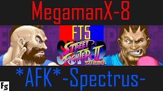 Super Street Fighter 2 Turbo  MegamanX8 Zangief vs AFKSpectrus Boxer Fightcade FT5 [upl. by Dennie]