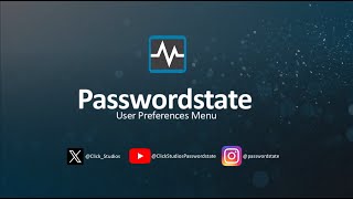 Set User Preference Screen passwordstateshort [upl. by Nylessej]