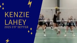 Kenzie Lahey 2025 59quot Setter Most Recent Video [upl. by Eilujna]