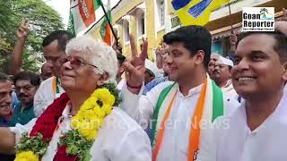 Goan Reporter News Live Nomination filed by India alliance candidate Ramakant Khalap for North Goa [upl. by Bartosch]