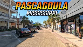 Pascagoula Mississippi Driving Through [upl. by Nameerf]