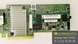 LSI 93648i 03T6792 raid card sas controller Megaraid sff8643 12gbs [upl. by Boykins]