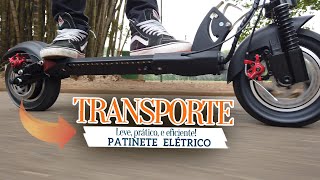 PATINETE ELÉTRICO de ÓTIMO custo benefício para o transporte urbano Dobrável e portátil [upl. by Nnylyma]