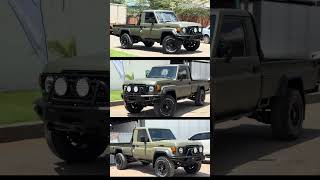 Toyota Landcruiser 79 Series now wrapped in Matte Green toyota vinylwrap carwrap [upl. by Sair]