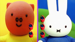 Who has more baskets  The Same Game  Play along with Miffy  Animated Show for Kids [upl. by Grannias]