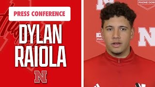 Nebraska football QB Dylan Raiola says its quotsurrealquot being with Huskers talks WR amp QB rooms I GBR [upl. by Sarajane]