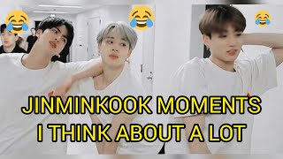 BTS JinMinKook  Try not to laughsmile  Jinminkook being chaotic [upl. by Iaw]