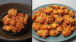 Crispy Rice Pakoda  Leftover Rice Snacks Recipe  Easy Snacks Recipe  Yummy [upl. by Woody42]