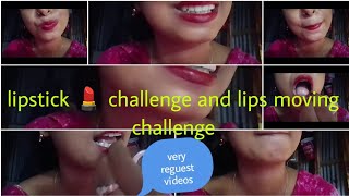 lipsticks challenge 👄 and lips moving challenge [upl. by Sarene297]