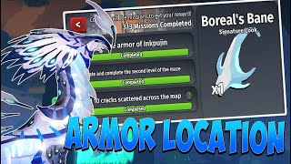 How to Echoes of Borealis  Armor Clue Locations in Creatures of Sonaria [upl. by Akilat]