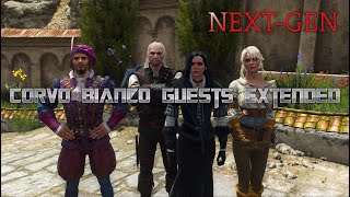 Corvo Bianco Guets Extended Gameplay Showcase via Instructions NEXT GEN WITCHER 3 MODS [upl. by Nitneuq]