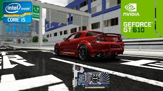 Assetto Corsa gt 610 i5 3470 8gb ram lowest setting [upl. by Eirtemed]